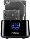 FANTEC DS-X2U3-Glanz - HDD / SSD Dockingstation Schchte: 2 - 2.5" / 3.5" gemeinsam genutzt (6,4 cm/8,9 cm gemeinsam genutzt) - SATA 6Gb/s - USB 3.0 - Hochglanz-schwarz