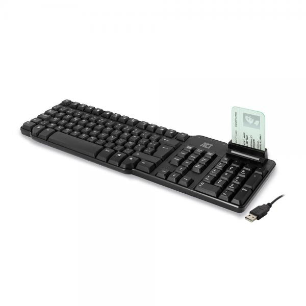 ACT AC5475 tastiera USB AZERTY Belga Nero