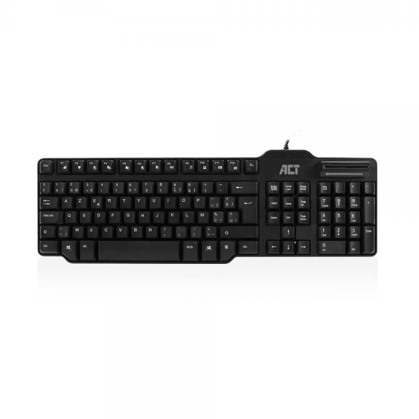 ACT AC5475 tastiera USB AZERTY Belga Nero
