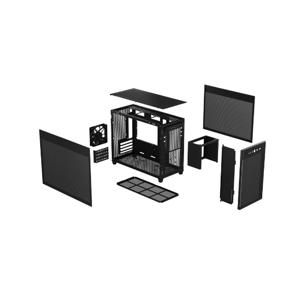 ASUS Prime AP201 MicroATX Mini Tower Nero
