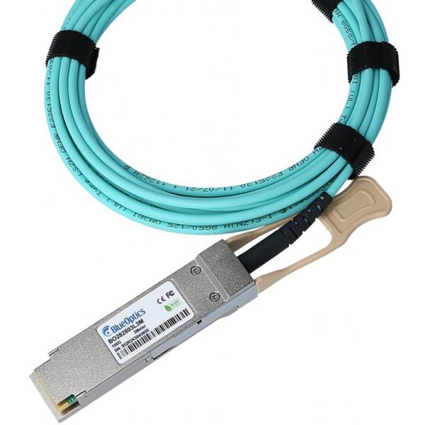 BlueOptics AOC-Q28-100G-30M-BO cavo InfiniBand QSFP28 Turchese