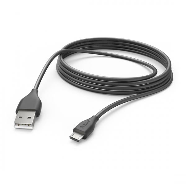 Hama 00201588 cavo USB 3 m USB 2.0 USB A Micro-USB B Nero