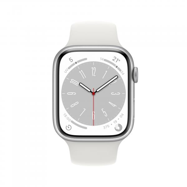 Apple Watch Series 8 OLED 45 mm 4G Argento GPS (satellitare)