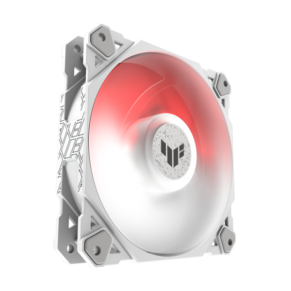 ASUS TUF GAMING TF120 ARGB WHITE EDITION Case per computer Raffreddatore d'aria 12 cm Bianco 1 pz