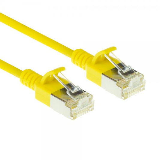 ACT DC7810 cavo di rete Giallo 10 m Cat6a U/FTP (STP)