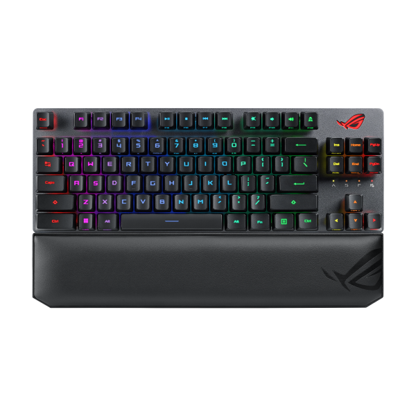 ASUS ROG Strix Scope RX TKL Wireless Deluxe tastiera USB + RF Wireless + Bluetooth AZERTY Francese Nero