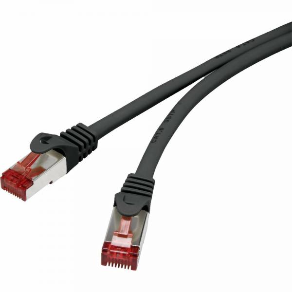 Renkforce RF-4965870 cavo di rete Nero 30 m Cat6 S/FTP (S-STP)