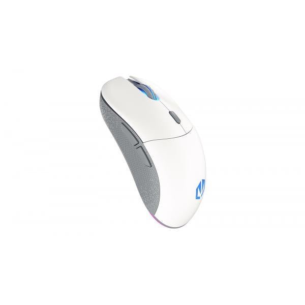 ENDORFY GEM Plus Wireless Onyx White mouse Ambidestro RF Wireless + USB Type-C Ottico 26000 DPI