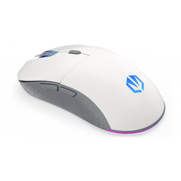 ENDORFY GEM Plus Wireless Onyx White mouse Ambidestro RF Wireless + USB Type-C Ottico 26000 DPI
