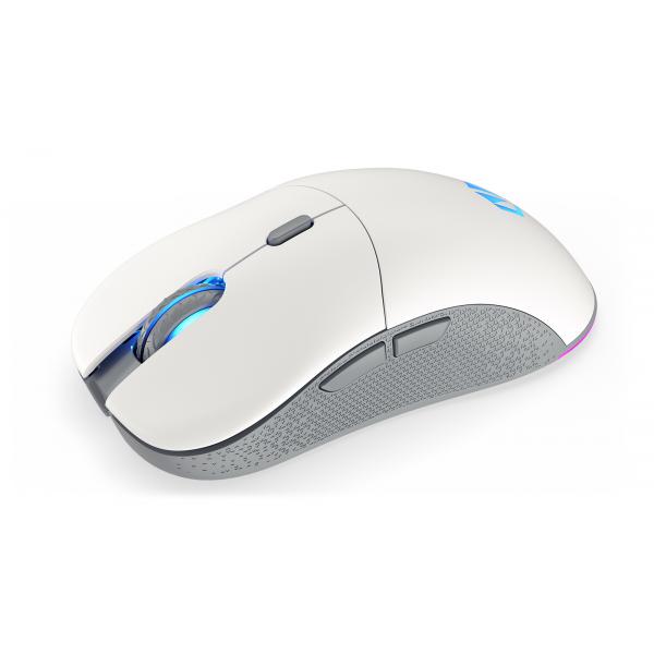 ENDORFY GEM Plus Wireless Onyx White mouse Ambidestro RF Wireless + USB Type-C Ottico 26000 DPI