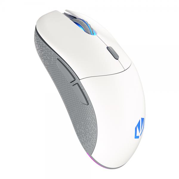 ENDORFY GEM Plus Wireless Onyx White mouse Ambidestro RF Wireless + USB Type-C Ottico 26000 DPI