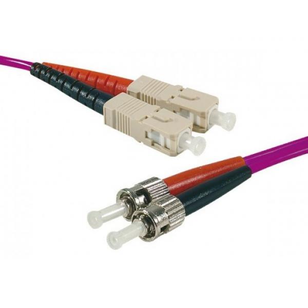 CUC Exertis Connect 392824 cavo a fibre ottiche 5 m 2x ST 2x SC OM4 Viola