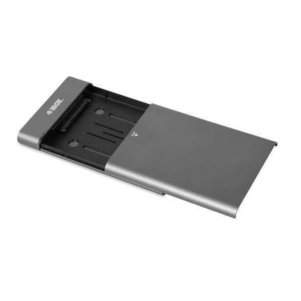 iBox IEUHDD6 contenitore di unità di archiviazione Box esterno HDD/SSD Grigio 2.5"
