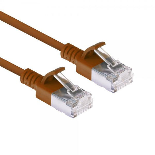 ACT DC7200 cavo di rete Marrone 0,5 m Cat6a U/FTP (STP)