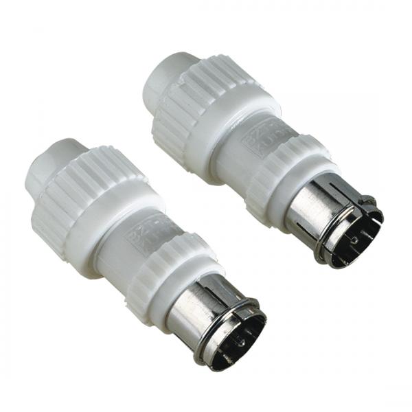 Hama 00179408 connettore coassiale Tipo F 2 pz