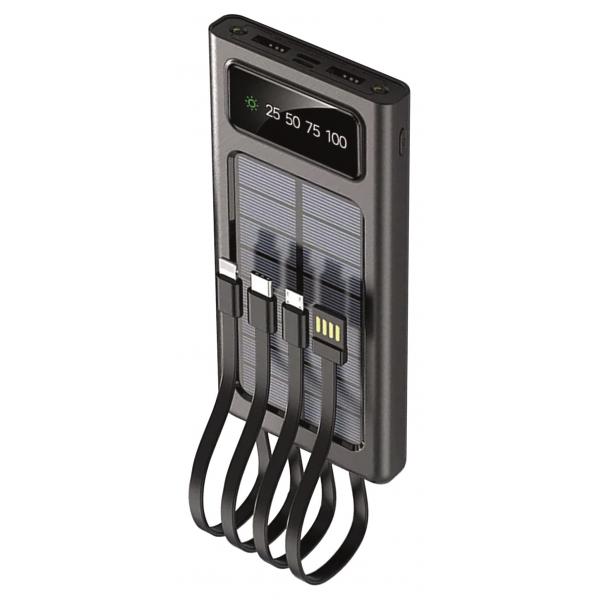 2GO 797371 batteria portatile 10000 mAh Nero