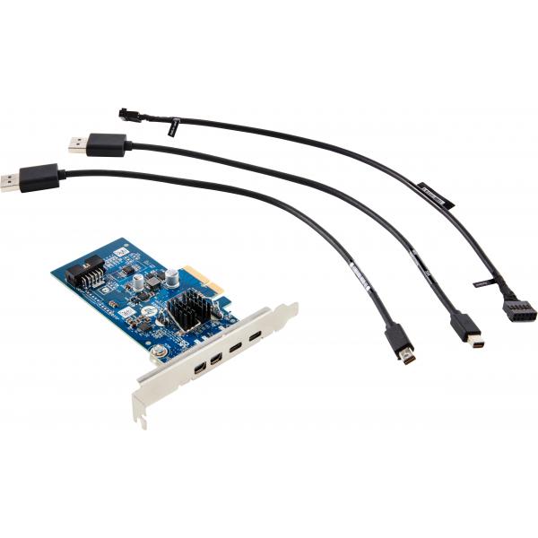 HP Crd Dual TBT4 PCIe x4 LP scheda di interfaccia e adattatore Interno (Crd Dual Tbt4 Pcie X4 Lp - Warranty: 12M)
