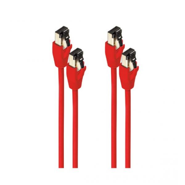 shiverpeaks BS08-41084-2 cavo di rete Rosso 15 m Cat8.1 F/FTP (FFTP)