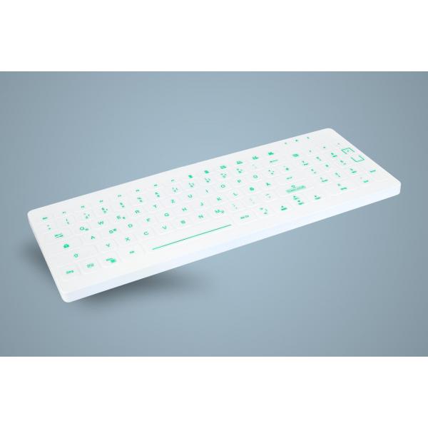 Active Key AK-CB7012 tastiera USB Tedesco Bianco