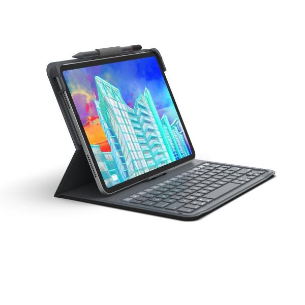 ZAGG Messenger Folio 2 QWERTZ Tedesco Bluetooth Antracite