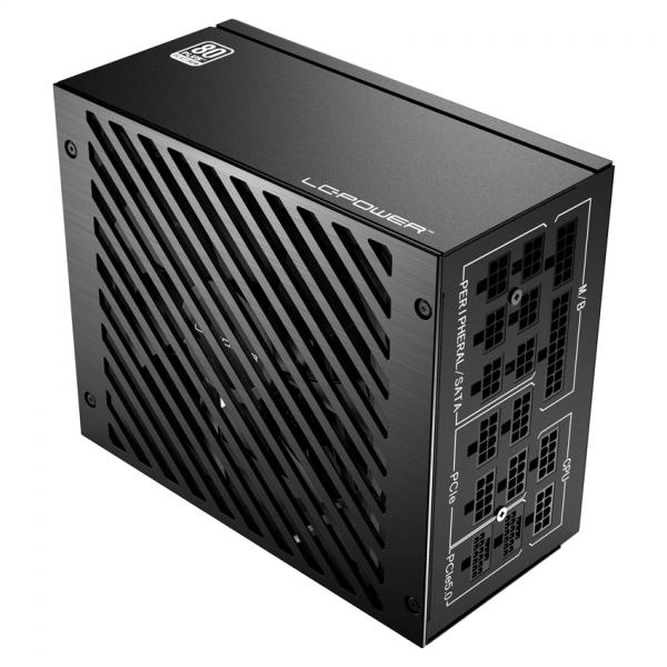 LC-Power LC1000P V3.0 alimentatore per computer 1000 W 20+4 pin ATX ATX Nero