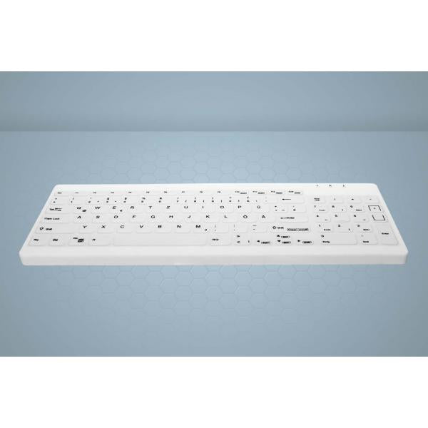 Active Key AK-C7012 tastiera USB Bianco