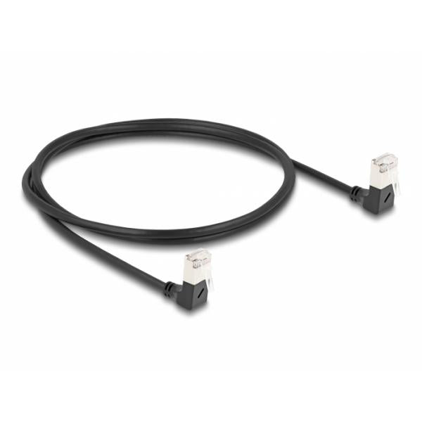 DeLOCK 80299 cavo di rete Nero 1 m Cat6a S/FTP (S-STP)