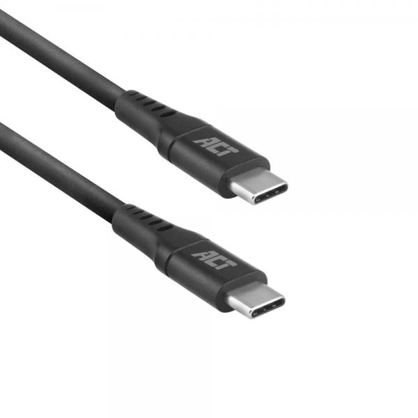 ACT AC3025 cavo USB 1 m USB 3.2 Gen 1 (3.1 Gen 1) USB C Nero