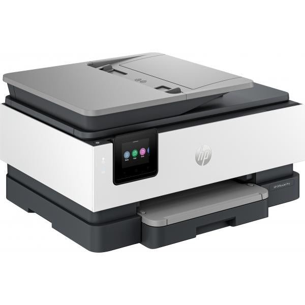 HP OfficeJet Pro Stampante multifunzione HP 8122e, Colore, Stampante per Casa, Stampa, copia, scansione, alimentatore automatico di documenti; touchscreen; Scansione Smart Advance; Modalità silenzios