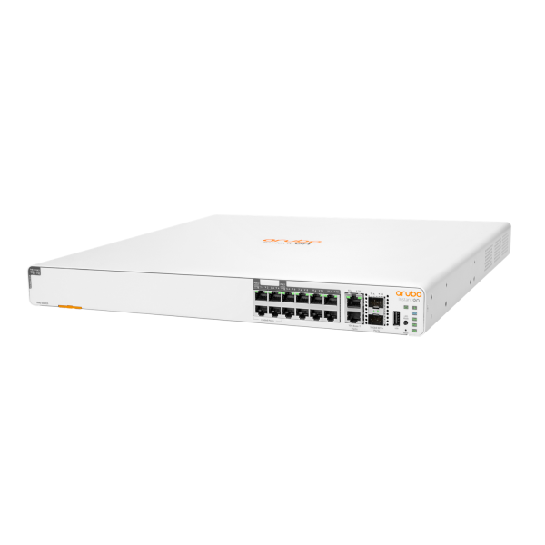 HPE Aruba Instant On 1960 8p 1G Class 4 4p SR1G/2.5G Class 6 PoE 2p 10GBASE-T 2p SFP+ 480W Gestito Gigabit Ethernet (10/100/1000) Supporto Power over Ethernet (PoE) 1U