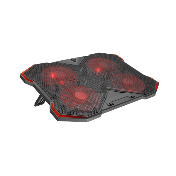 GENESIS Oxid 260 base di raffreddamento per laptop 43,9 cm (17.3") 1010 Giri/min Nero, Rosso