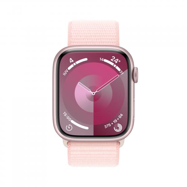 Apple Watch Series 9 45 mm Digitale 396 x 484 Pixel Touch screen Rosa Wi-Fi GPS (satellitare)