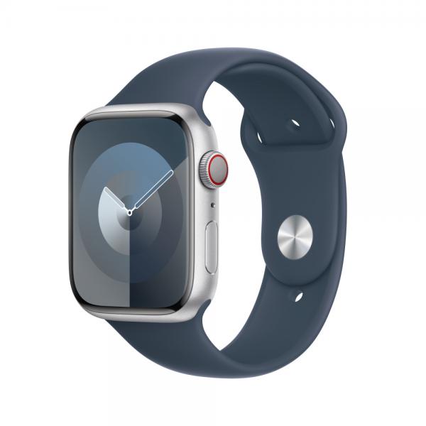 Apple MT3Q3ZM/A accessorio indossabile intelligente Band Blu marino Fluoroelastomero