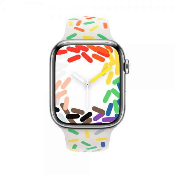 Apple MUQ43ZM/A accessorio indossabile intelligente Band Multicolore Fluoroelastomero