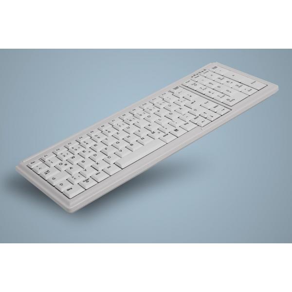Active Key ??-7000 tastiera USB AZERTY Tedesco Bianco