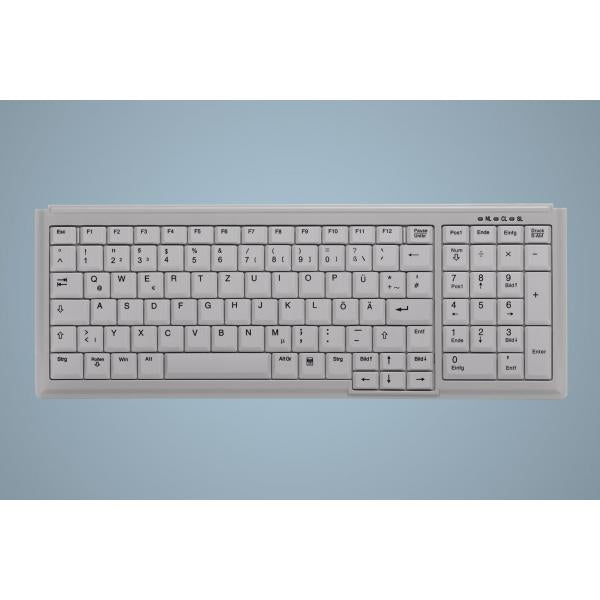 Active Key ??-7000 tastiera USB AZERTY Tedesco Bianco