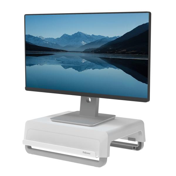 Fellowes Breyta Monitor Stnder tragbar mit Handgriff wei Grigio, Bianco Scrivania