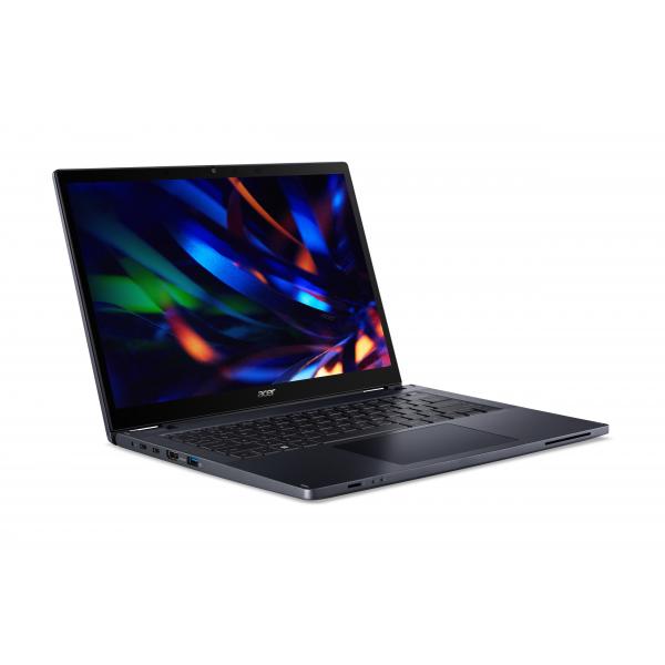 Acer TravelMate TMP414RN-53-TCO-50KD Ibrido (2 in 1) 35,6 cm (14") Touch screen WUXGA Intel Core i5 i5-1335U 16 GB DDR4-SDRAM 512 GB SSD Wi-Fi 6E (802.11ax) Windows 11 Pro Blu