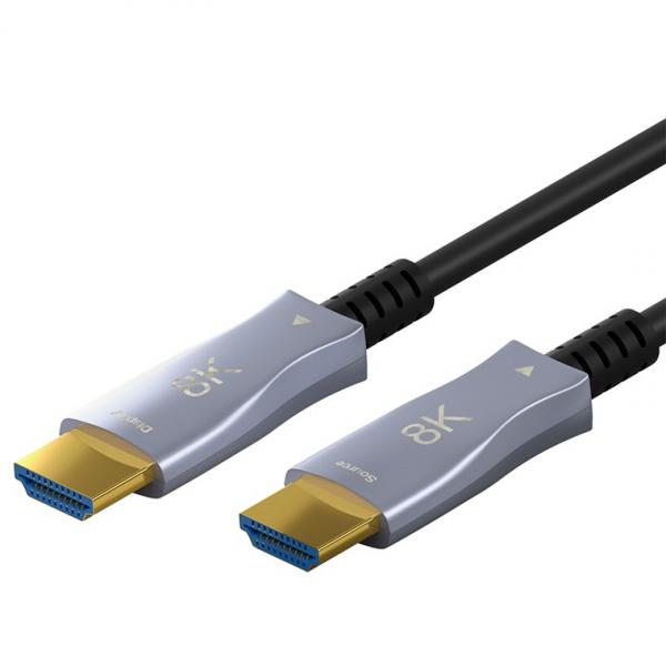 Goobay 65558 cavo HDMI 40 m HDMI tipo A (Standard) Nero, Grigio