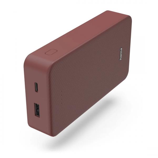 Hama 00201717 batteria portatile Polimeri di litio (LiPo) 20000 mAh Rosso
