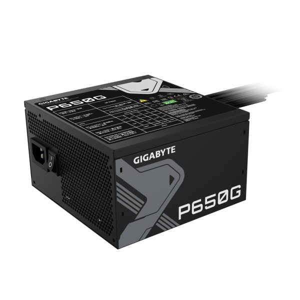 Gigabyte GP-P650G alimentatore per computer 650 W 20+4 pin ATX ATX Nero