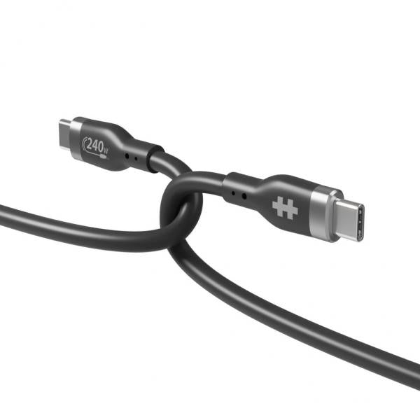 HYPER HJ4001BKGL cavo USB USB 2.0 1 m USB C Nero