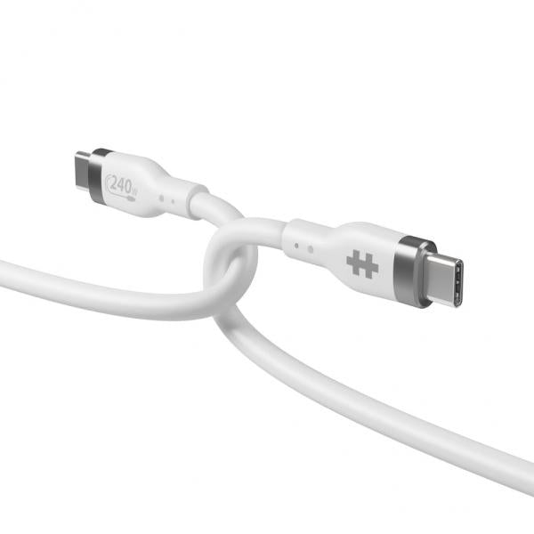HYPER HJ4001WHGL cavo USB USB 2.0 1 m USB C Bianco