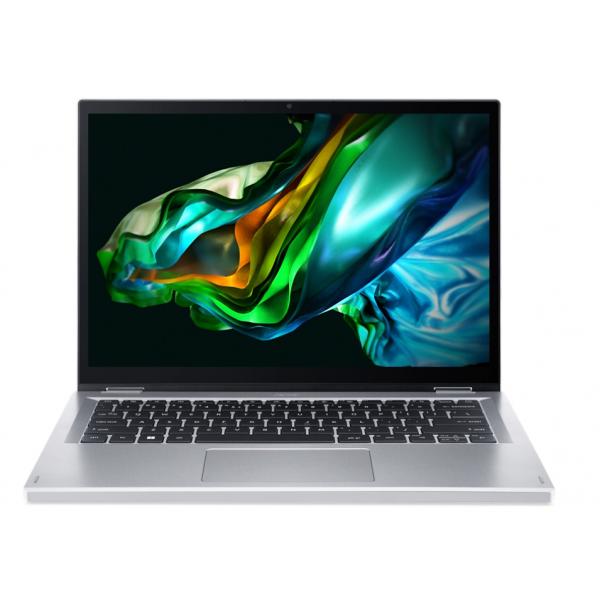 Acer Aspire 3 Spin 14 A3SP14-31PT-310V Intel Core i3 i3-N305 Ibrido (2 in 1) 35,6 cm (14") Touch screen WUXGA 8 GB LPDDR5-SDRAM 512 GB SSD Wi-Fi 6 (802.11ax) Windows 11 Home Argento