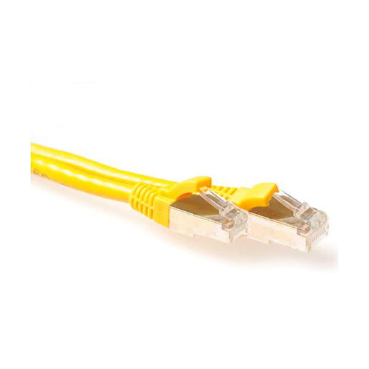 ACT RJ-45/RJ-45, Cat.6a, 25.0m cavo di rete Giallo 25 m Cat6a