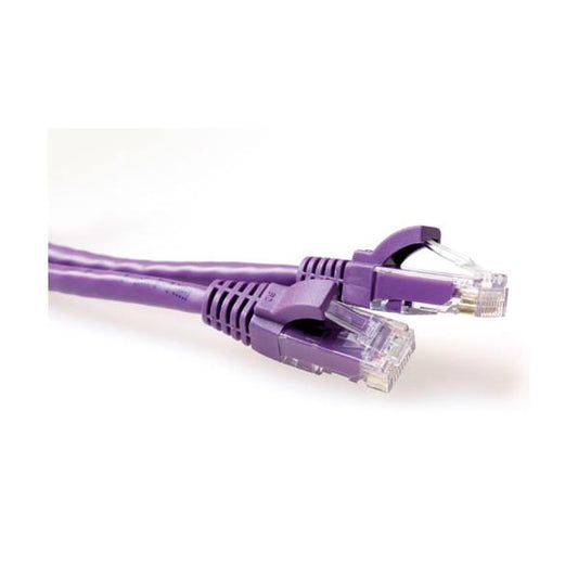 ACT IB2315 cavo di rete Porpora 15 m Cat6a U/UTP (UTP)