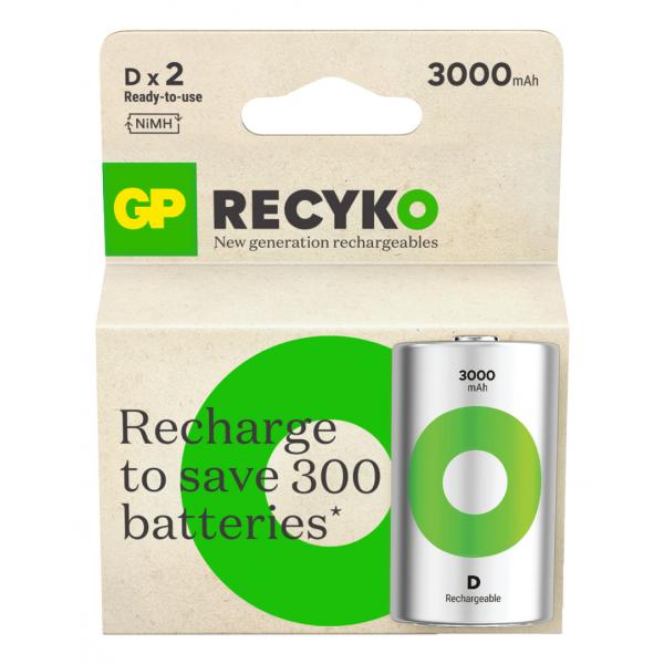 GP Batteries ReCyko Pro RECYKO D Batteria ricaricabile Nichel-Metallo Idruro (NiMH)
