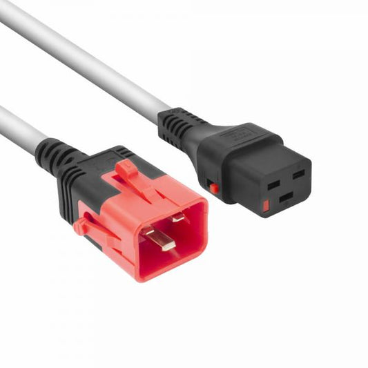 ACT PL0012 cavo di alimentazione Bianco 2 m Accoppiatore C19 Accoppiatore C20