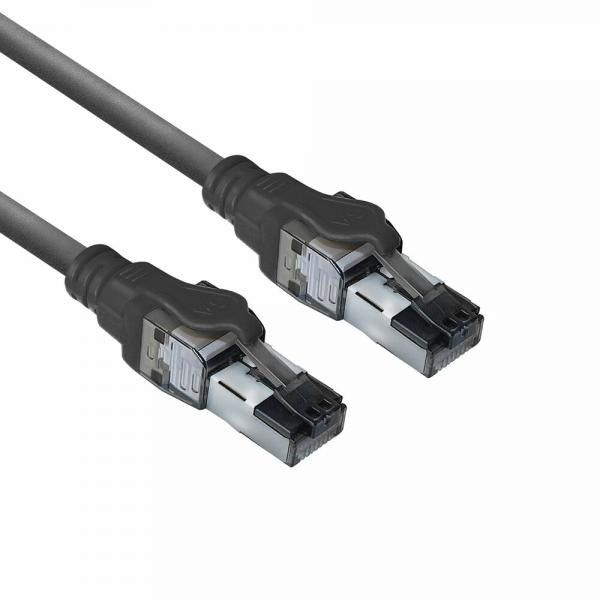 ACT FB4903 cavo di rete Nero 3 m Cat6a S/FTP (S-STP)