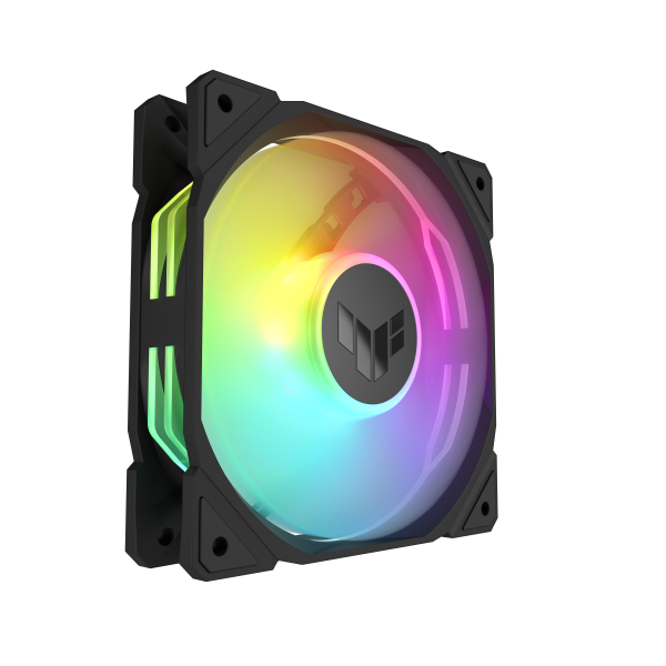ASUS TUF Gaming TR120 ARGB Reverse Fan - Single Pack Case per computer Ventilatore 12 cm Nero (ASUS TUF GAMING TR120 ARGB REVERSE 1-p)